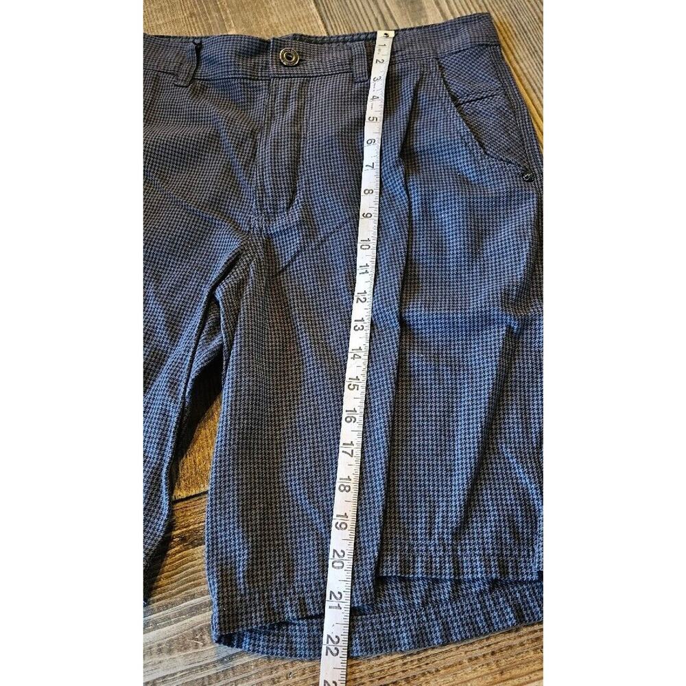 Lululemon Shorts Mens Size 34 Gray Black Kahuna Houndstooth Chino 10 Inch Inseam - Picture 13 of 14